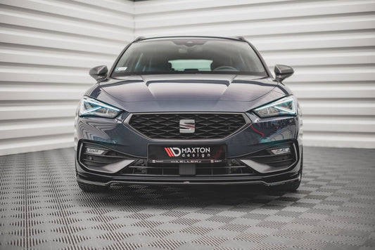 Frontlippe V.3 passend für Seat Leon FR Mk4 schwarz Hochglanz