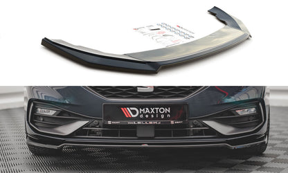 Frontlippe V.3 passend für Seat Leon FR Mk4 schwarz Hochglanz