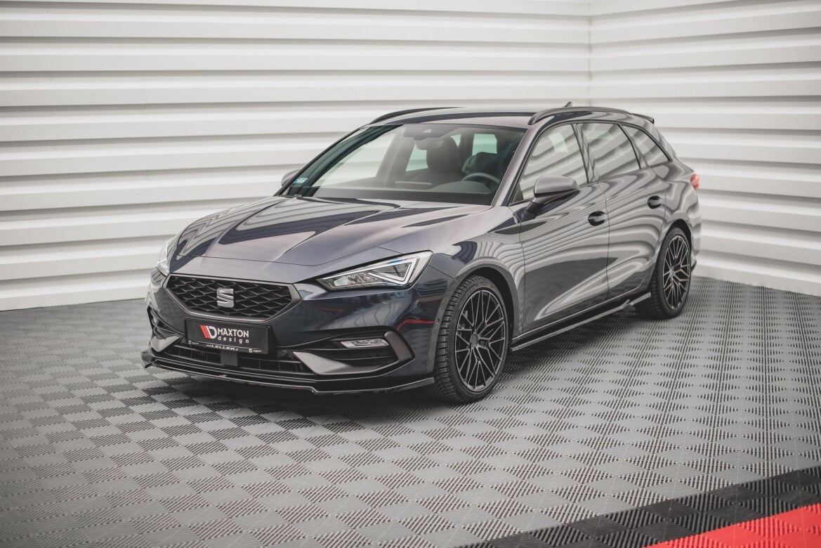 Frontlippe V.3 passend für Seat Leon FR Mk4 schwarz Hochglanz
