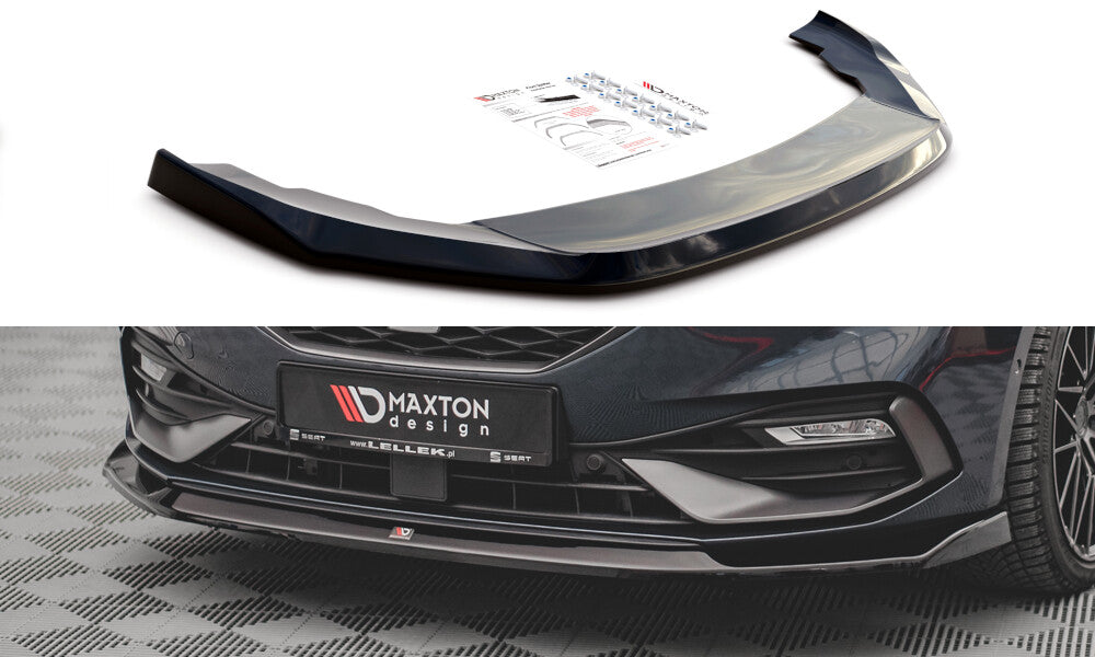Frontlippe V.3 passend für Seat Leon FR Mk4 schwarz Hochglanz