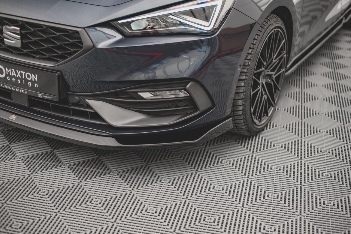 Frontlippe V.3 passend für Seat Leon FR Mk4 schwarz Hochglanz