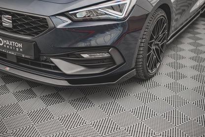 Frontlippe V.3 passend für Seat Leon FR Mk4 schwarz Hochglanz