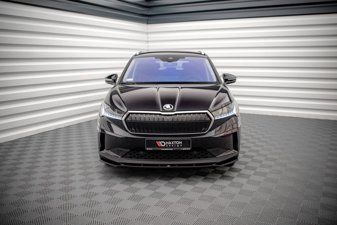Frontlippe V.3 passend für Skoda Enyaq iV schwarz Hochglanz