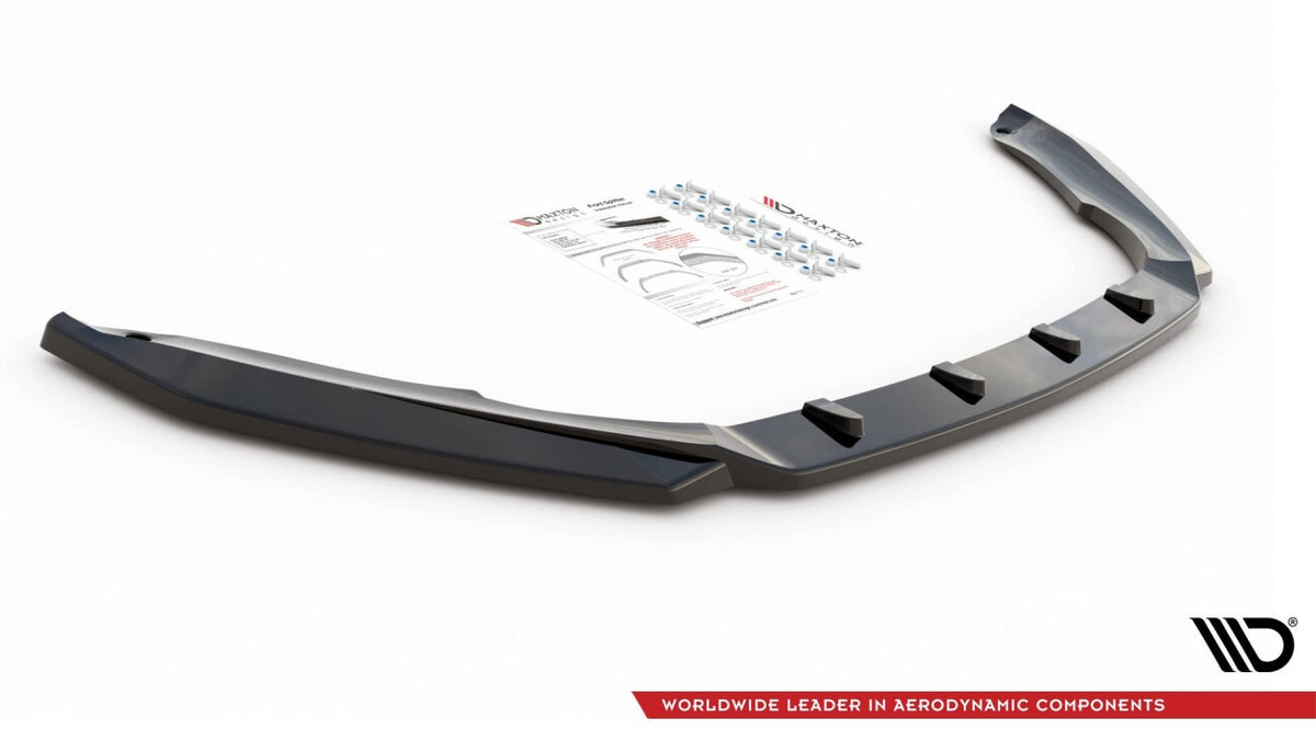 Frontlippe V.3 passend für Skoda Octavia RS Mk3 FL schwarz Hochglanz