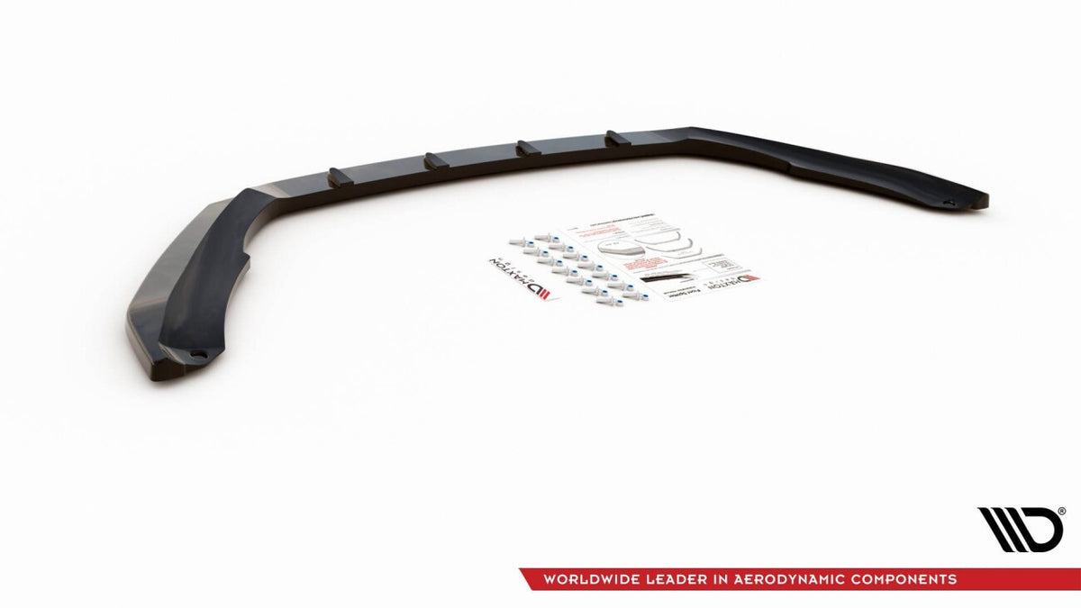 Frontlippe V.3 passend für Skoda Octavia RS Mk3 FL schwarz Hochglanz