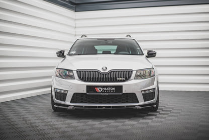 Frontlippe V.3 passend für Skoda Octavia RS Mk3 schwarz Hochglanz