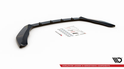 Frontlippe V.3 passend für Skoda Octavia RS Mk3 schwarz Hochglanz