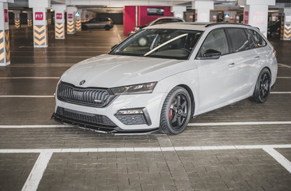 Frontlippe V.3 passend für Skoda Octavia RS Mk4 schwarz Hochglanz