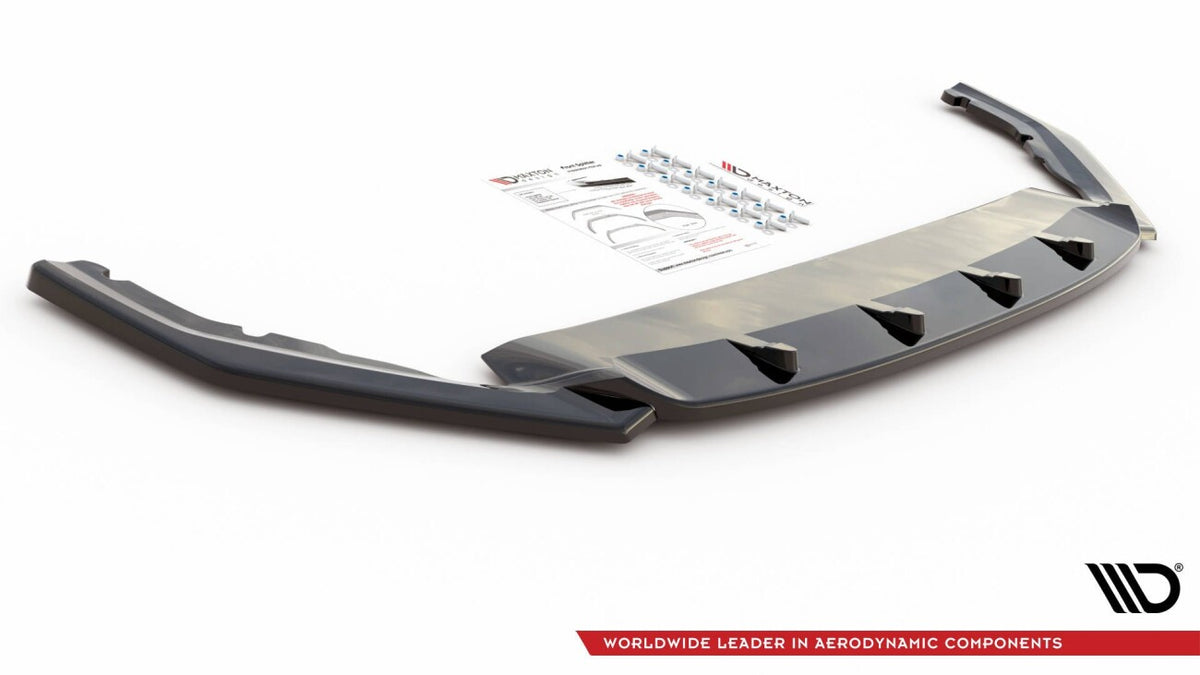Frontlippe V.3 passend für Skoda Octavia RS Mk4 schwarz Hochglanz