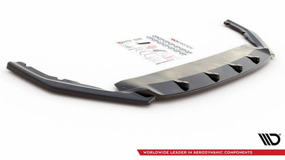 Frontlippe V.3 passend für Skoda Octavia RS Mk4 schwarz Hochglanz