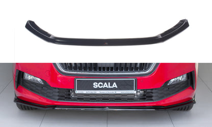 Frontlippe V.3 passend für Skoda Scala schwarz Hochglanz
