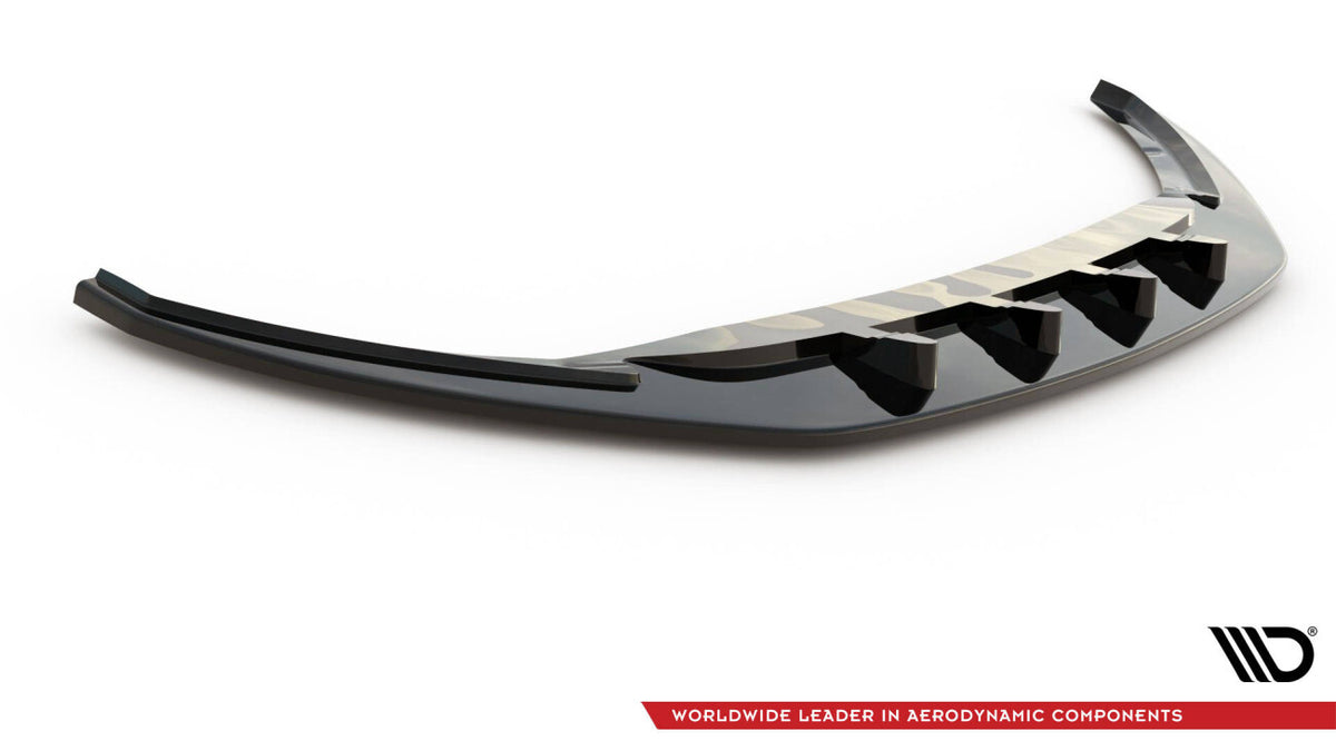 Frontlippe V.3 passend für Skoda Superb Liftback / Combi Mk3 schwarz Hochglanz