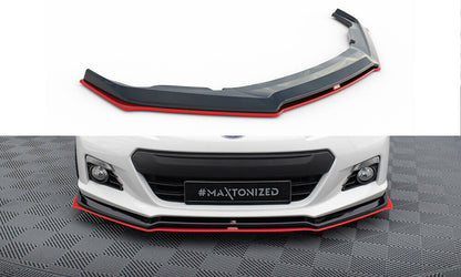 Frontlippe V.3 passend für Subaru BRZ Mk1 rot Hochglanz