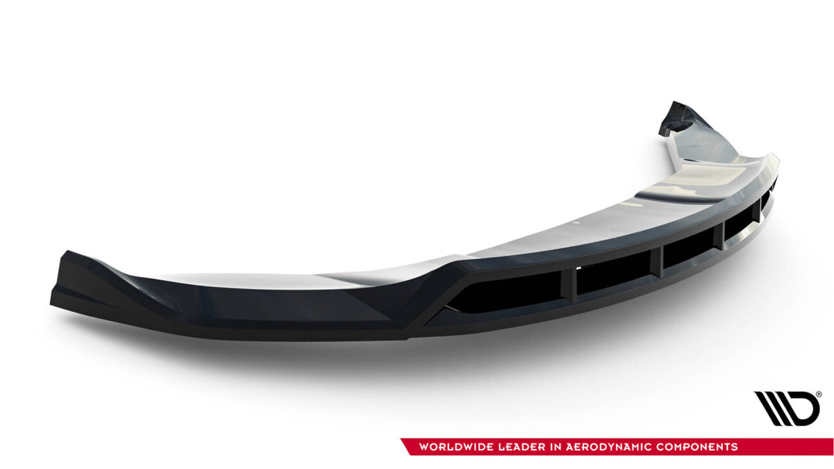 Frontlippe V.3 passend für Tesla Model X Mk1 FL schwarz Hochglanz