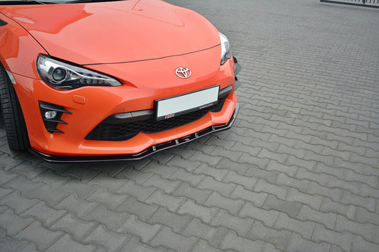 Frontlippe V.3 passend für Toyota GT86 FL schwarz Hochglanz