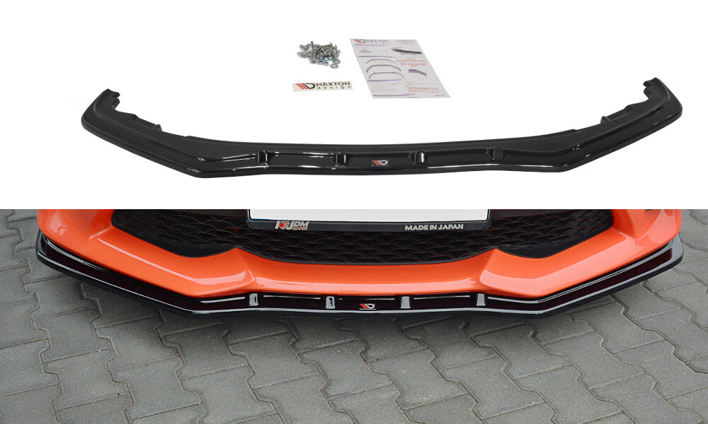 Frontlippe V.3 passend für Toyota GT86 FL schwarz Hochglanz