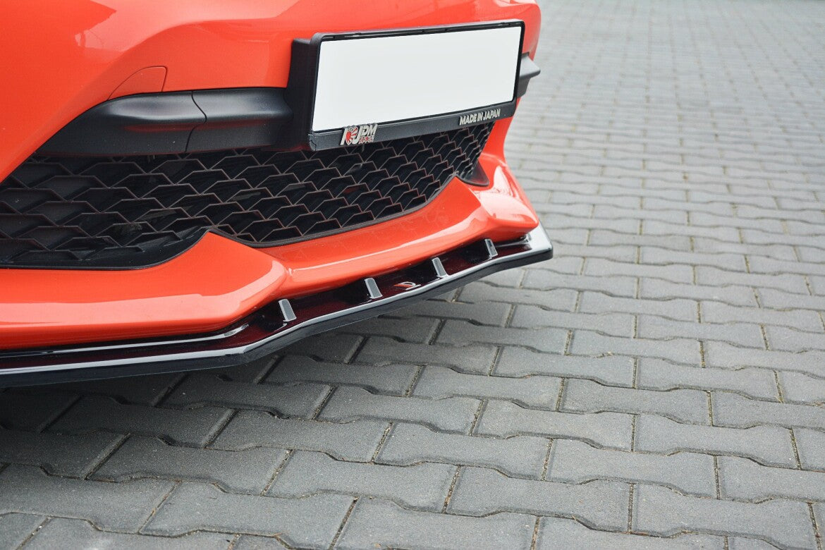 Frontlippe V.3 passend für Toyota GT86 FL schwarz Hochglanz