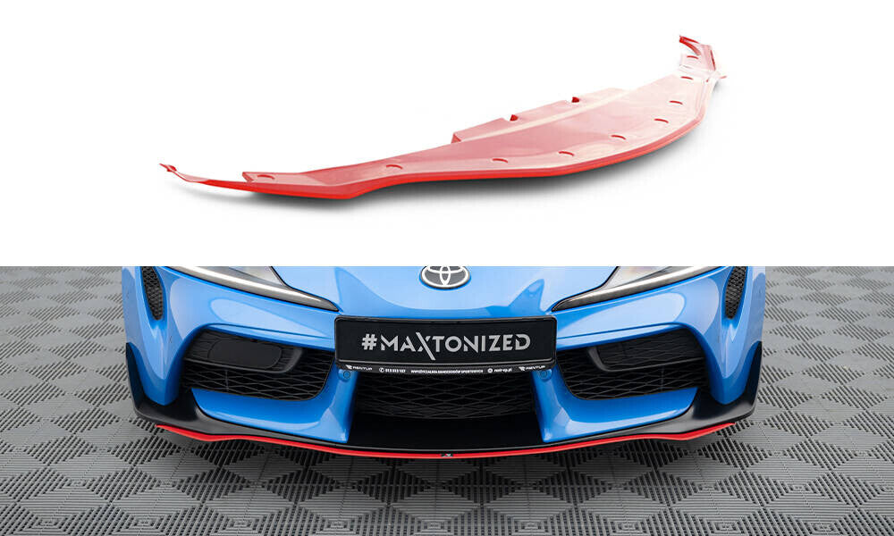 Frontlippe V.3 passend für Toyota Supra Mk5 rot Hochglanz
