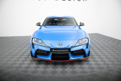 Frontlippe V.3 passend für Toyota Supra Mk5 schwarz Hochglanz