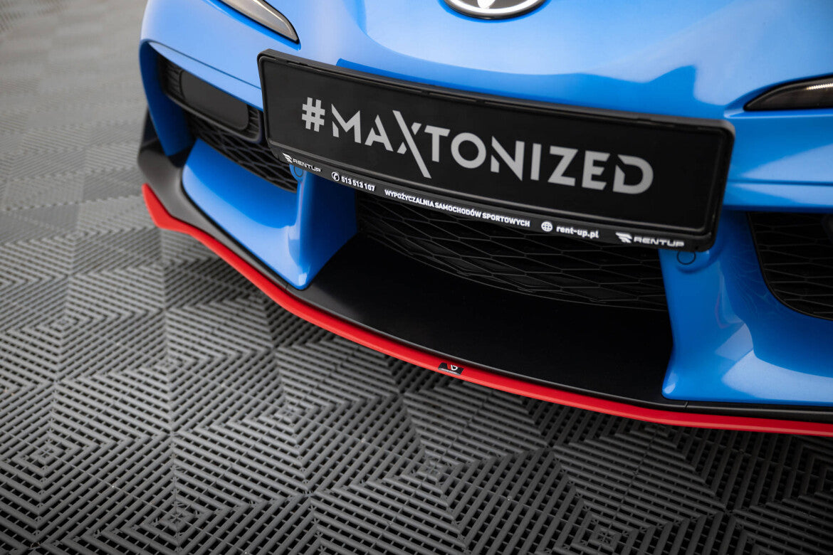 Frontlippe V.3 passend für Toyota Supra Mk5 schwarz Hochglanz