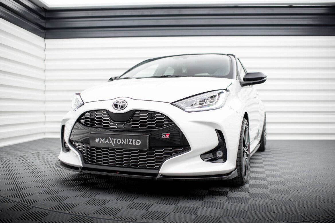 Frontlippe V.3 passend für Toyota Yaris Mk4 schwarz Hochglanz