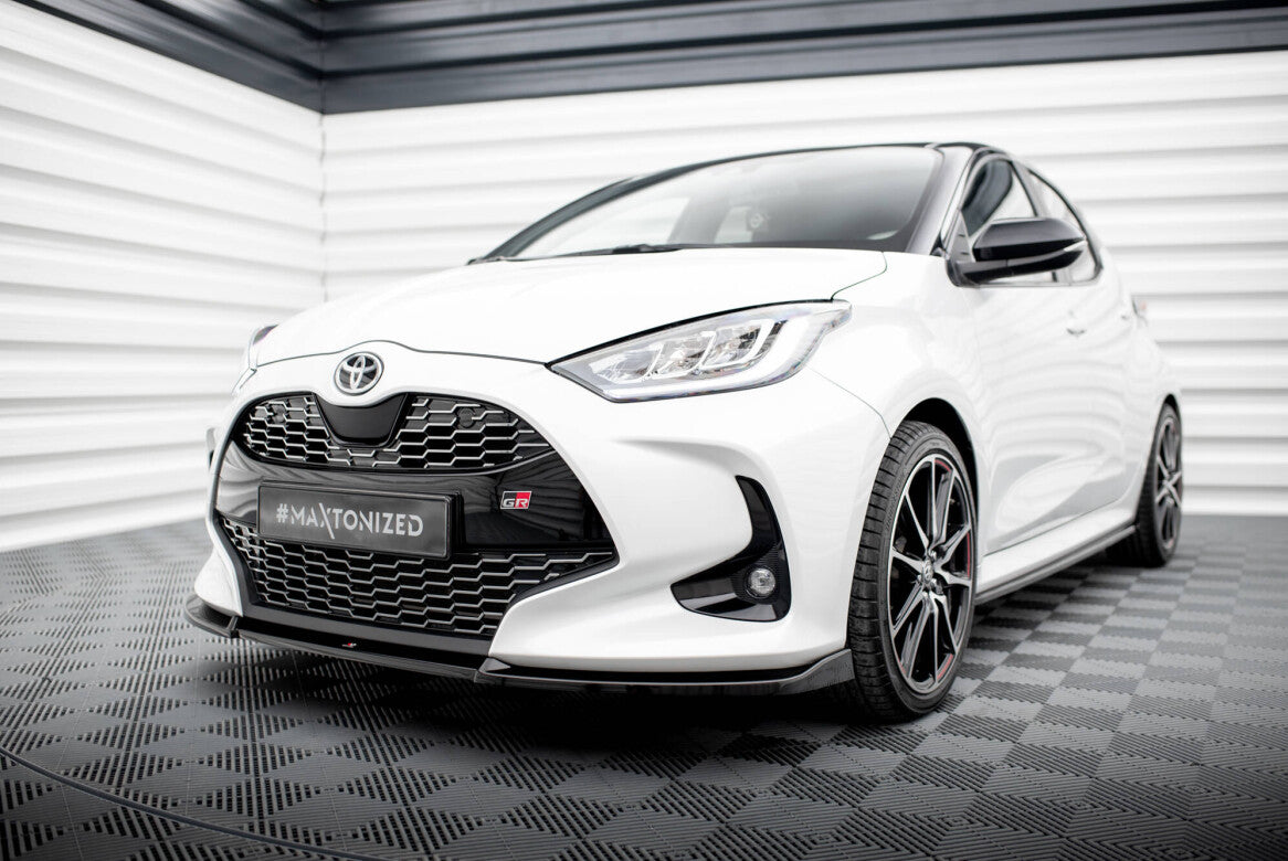 Frontlippe V.3 passend für Toyota Yaris Mk4 schwarz Hochglanz