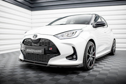 Frontlippe V.3 passend für Toyota Yaris Mk4 schwarz Hochglanz