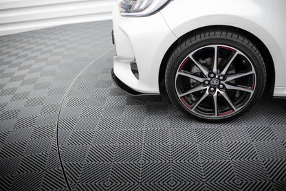 Frontlippe V.3 passend für Toyota Yaris Mk4 schwarz Hochglanz