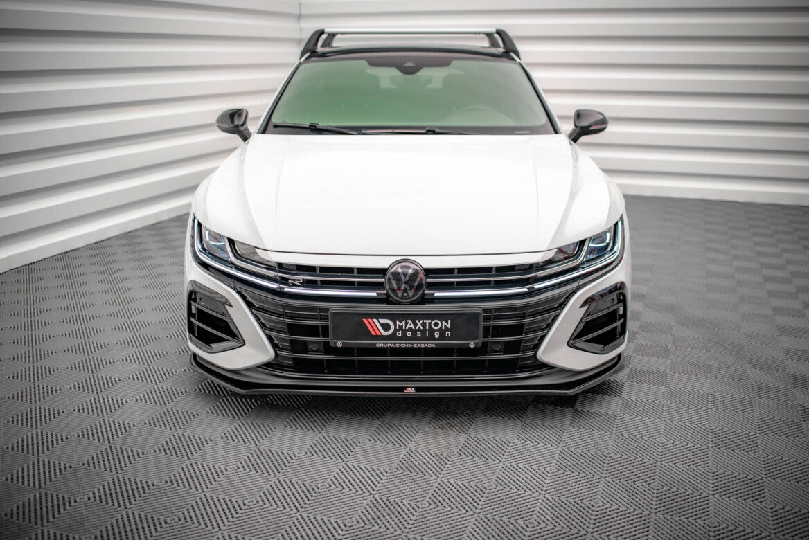 Frontlippe V.3 passend für VW Arteon R Limousine / Shooting Brake Mk1 FL schwarz Hochglanz