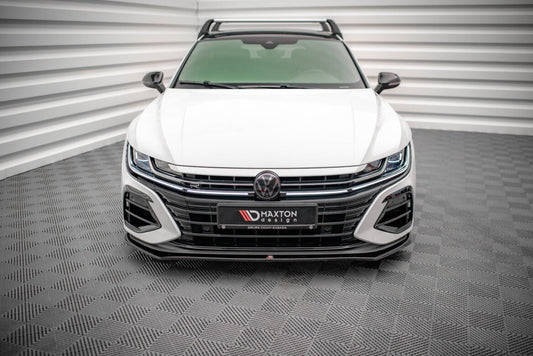 Frontlippe V.3 passend für VW Arteon R Limousine / Shooting Brake Mk1 FL schwarz Hochglanz