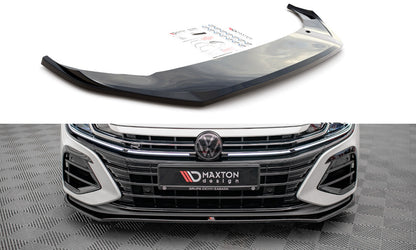 Frontlippe V.3 passend für VW Arteon R Limousine / Shooting Brake Mk1 FL schwarz Hochglanz
