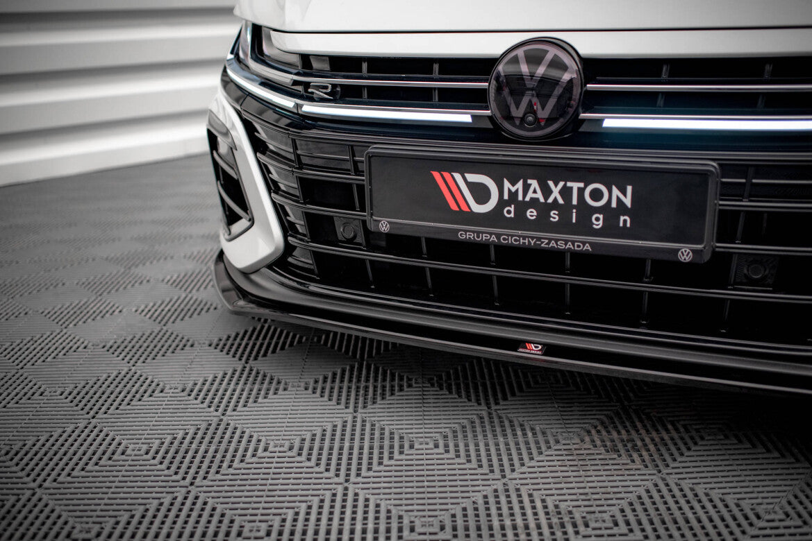 Frontlippe V.3 passend für VW Arteon R Limousine / Shooting Brake Mk1 FL schwarz Hochglanz