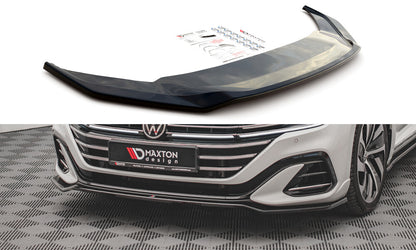 Frontlippe V.3 passend für VW Arteon R-Line Limousine / Shooting Brake Mk1 FL schwarz Hochglanz
