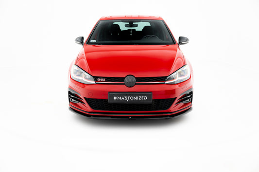 Frontlippe V.3 passend für VW Golf GTI Mk7 FL schwarz Hochglanz