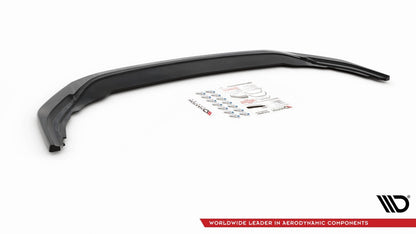 Frontlippe V.3 passend für VW Golf R Hatchback / Variant Mk8 schwarz Hochglanz