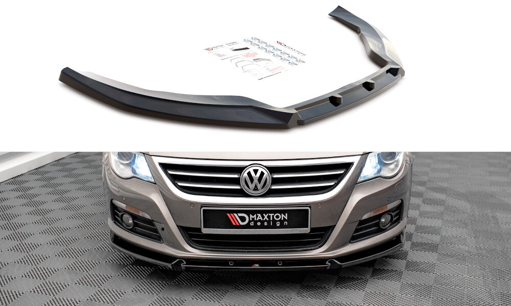 Frontlippe V.3 passend für VW Passat CC schwarz Hochglanz