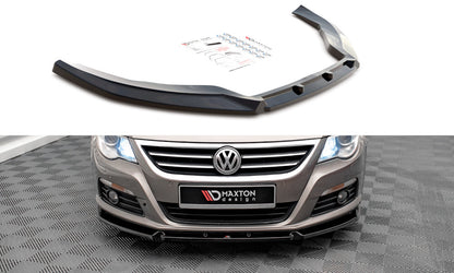 Frontlippe V.3 passend für VW Passat CC schwarz Hochglanz