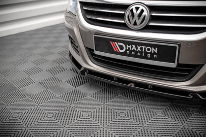 Frontlippe V.3 passend für VW Passat CC schwarz Hochglanz