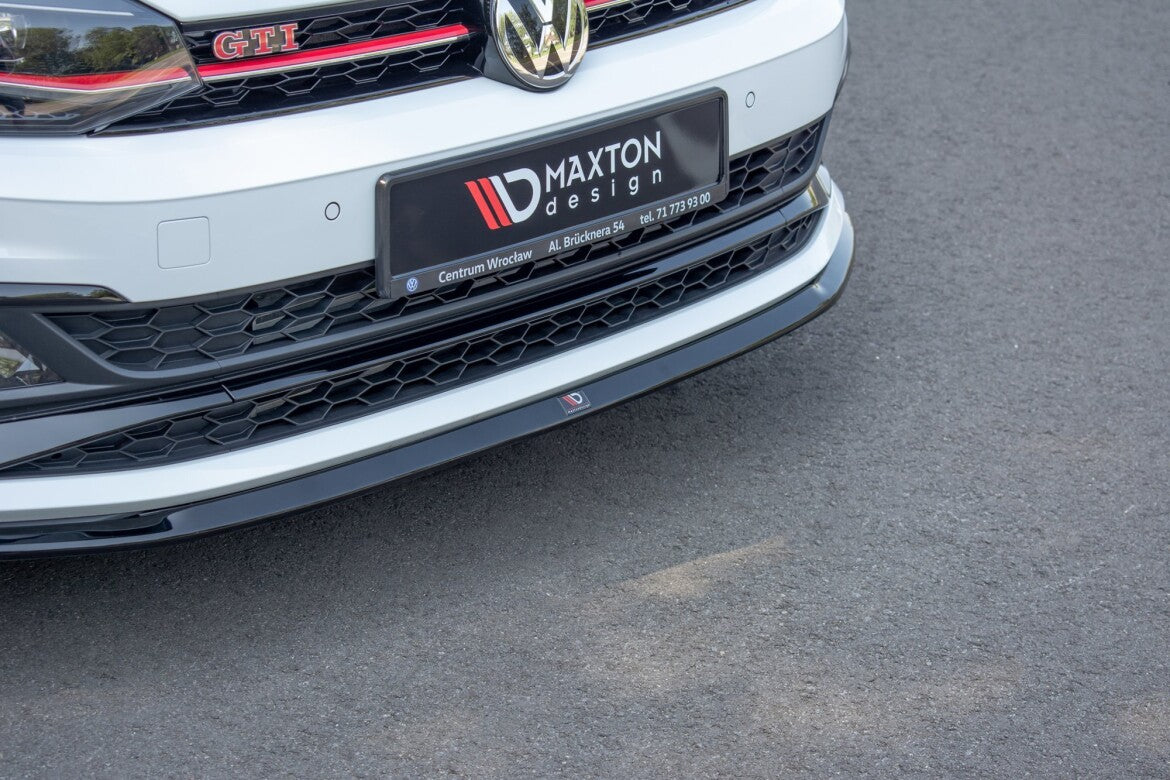 Frontlippe V.3 passend für VW Polo GTI / R-line Mk6 schwarz Hochglanz