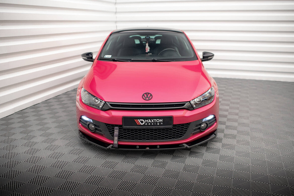 Frontlippe V.3 passend für VW Scirocco Mk3 schwarz Hochglanz