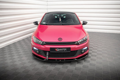 Frontlippe V.3 passend für VW Scirocco Mk3 schwarz Hochglanz