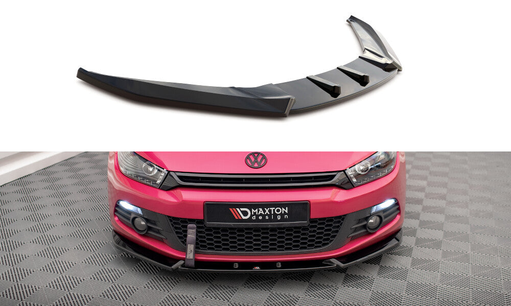 Frontlippe V.3 passend für VW Scirocco Mk3 schwarz Hochglanz