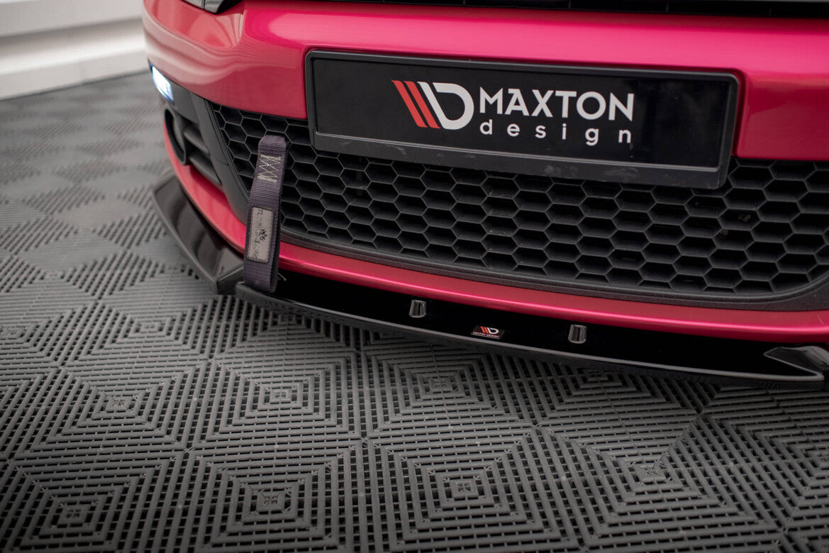 Frontlippe V.3 passend für VW Scirocco Mk3 schwarz Hochglanz