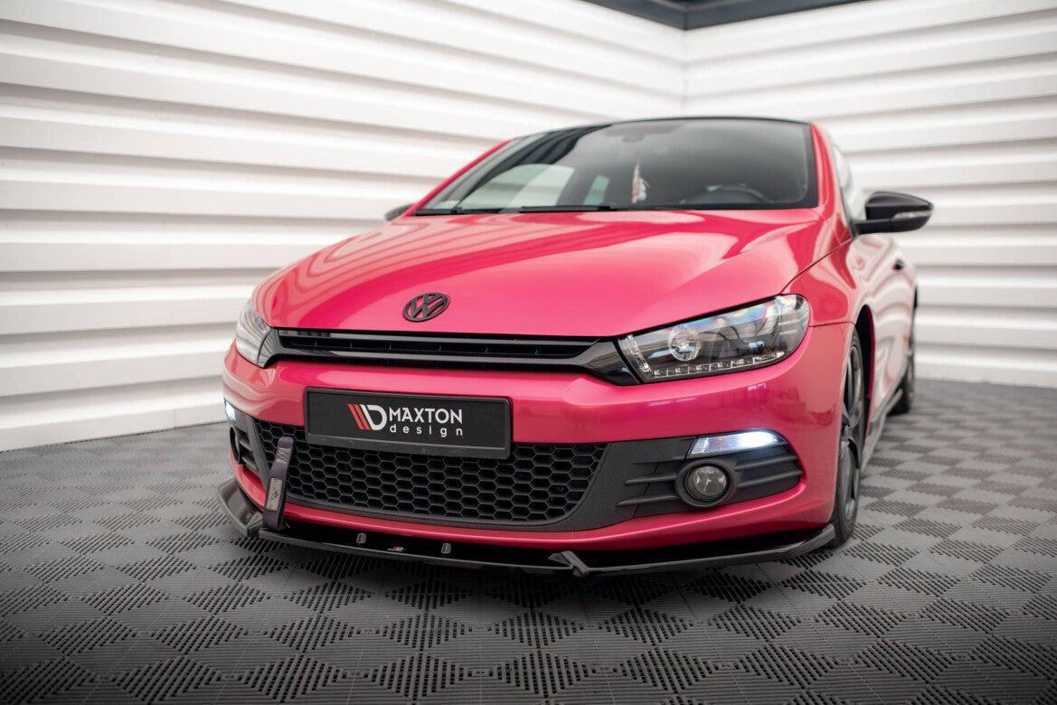 Frontlippe V.3 passend für VW Scirocco Mk3 schwarz Hochglanz