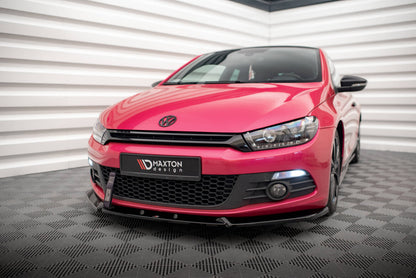 Frontlippe V.3 passend für VW Scirocco Mk3 schwarz Hochglanz