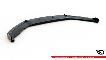 Frontlippe V.3 passend für VW Scirocco R Mk3 schwarz Hochglanz + Flaps matt