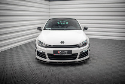Frontlippe V.3 passend für VW Scirocco R Mk3 schwarz Hochglanz
