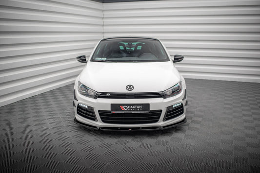 Frontlippe V.3 passend für VW Scirocco R Mk3 schwarz Hochglanz