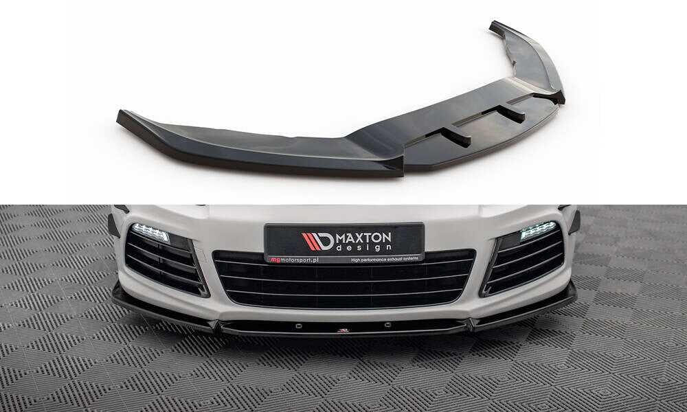 Frontlippe V.3 passend für VW Scirocco R Mk3 schwarz Hochglanz