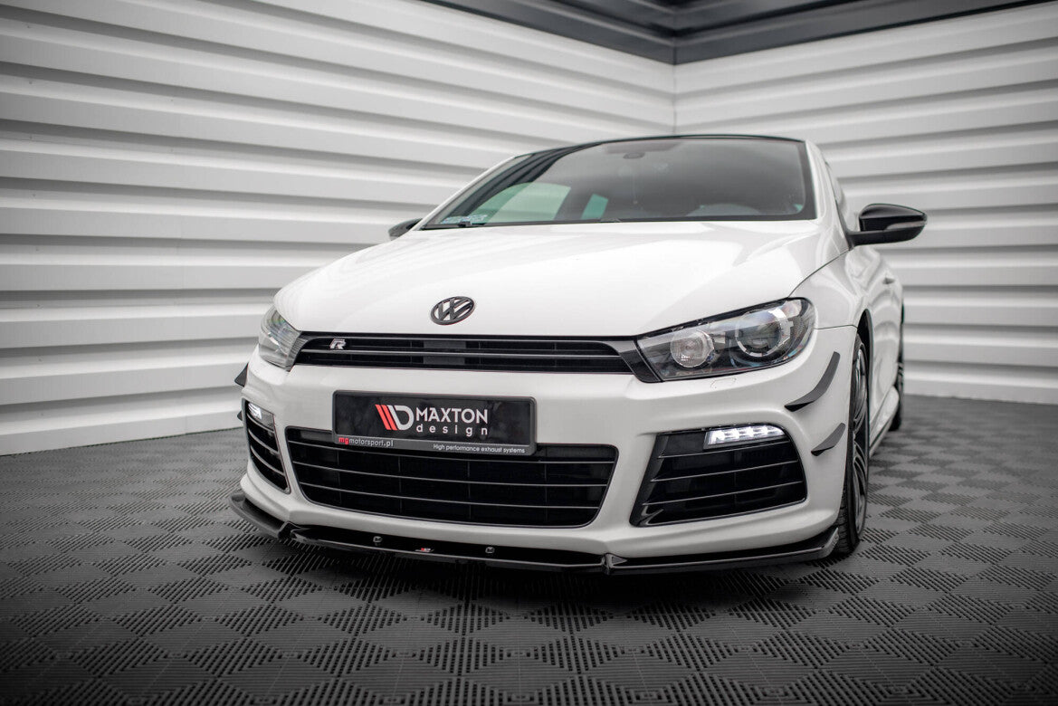 Frontlippe V.3 passend für VW Scirocco R Mk3 schwarz Hochglanz